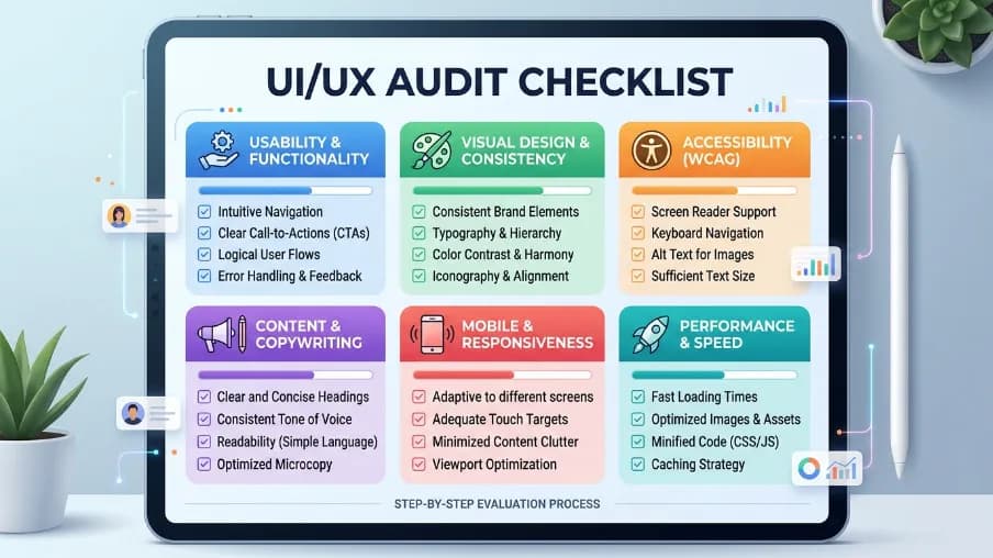 UI UX Audit Checklist: 10 Steps to Fix Your Website Now