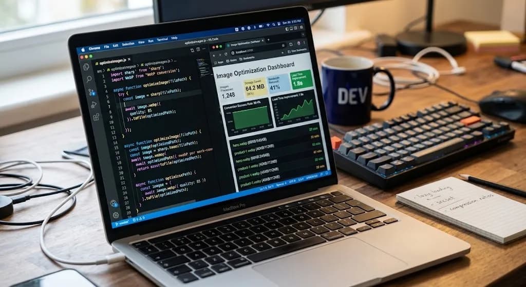 JavaScript Image Optimization Guide: Alt Text, WebP and Core Web Vitals