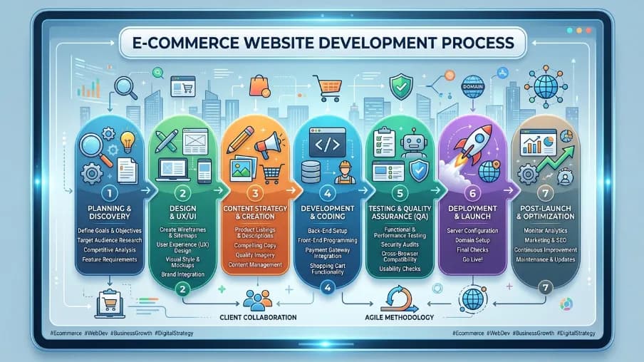 E-commerce Website Development Process for Success Online
