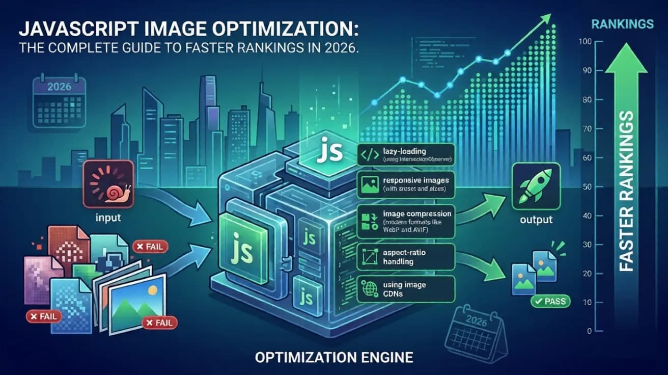 JavaScript Image Optimization Guide: Alt Text, WebP and Core Web Vitals
