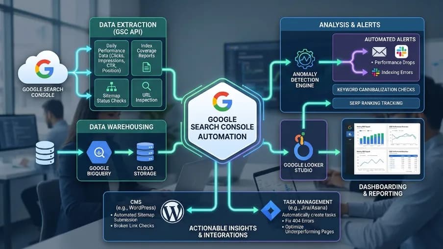 Google Search Console Automation for CI/CD Pipelines