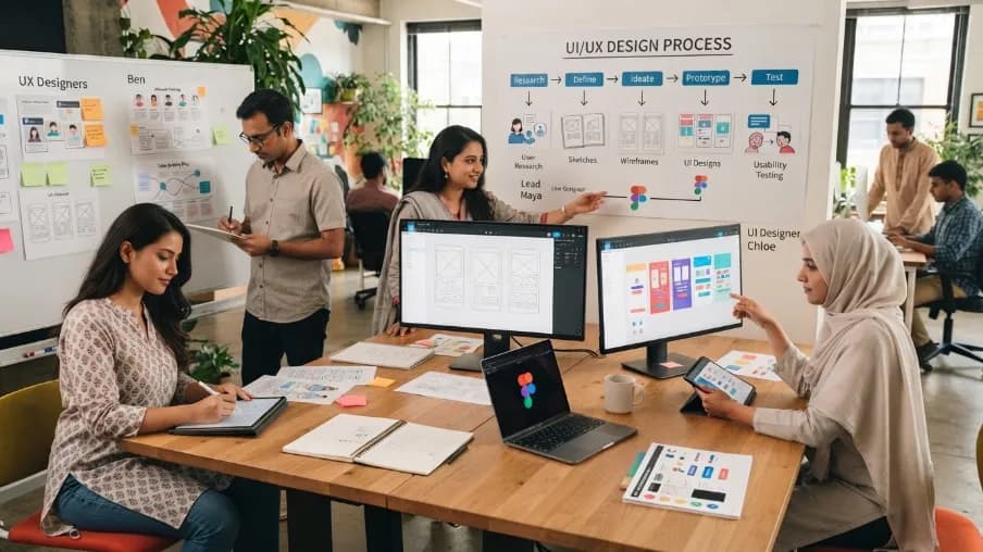 UI/UX Design Process Explained (2026 Guide)