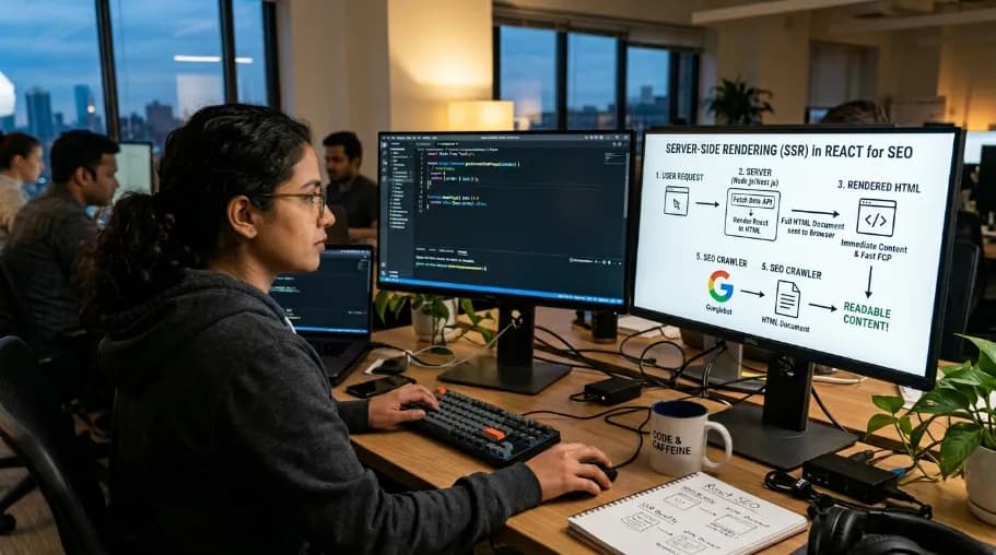 Server Side Rendering(SSR) in React for SEO: Win Google Rankings