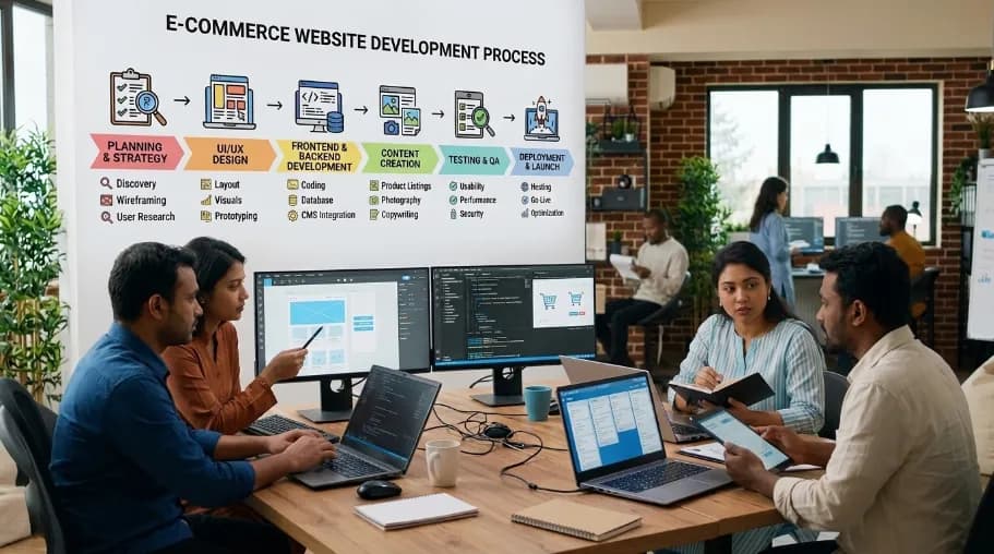 E-commerce Website Development Process for Success Online